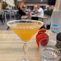 Spicy mango margaritaas  at Artisti in Corfu