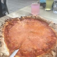 Vegan margherita   at Artisti in Corfu