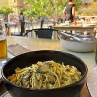 Carbonara at Artisti in Corfu