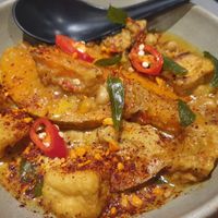 Pumpkin curry at Bob Sugar in Torquay