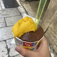 Mango and chocolate  at Ela's in Split