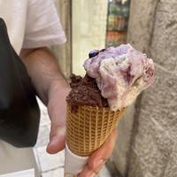 Chocolate and banana blueberry   at Ela's in Split