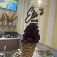 dark chocolate and blueberry/lavander  at Ela's in Split