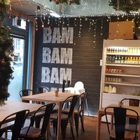 Interior at Bam Coffee in Edinburgh