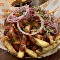 Chip chaat  #Veganuary at Sabzi in Edinburgh