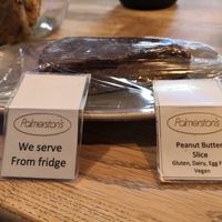 Brilliant peanut butter cake at Palmerstons in Dunkeld