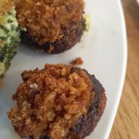 Filled Champignons - delicious at Sattva Vegan in Vienna