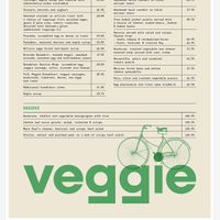 Also a veggie menu at Marmalade Kitchen in Rhos On Sea