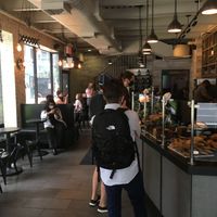 Inside of venue. at Gregory's Coffee - 6th Ave in New York City