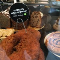 Vegan wares. at Gregory's Coffee - 6th Ave in New York City