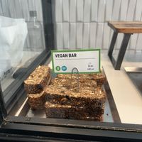 Food case at Gregory's Coffee - 6th Ave in New York City