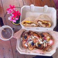 Mallorca French Toast and Burrosaurio at Lokales in Bayamon