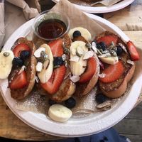French toast with maple syrup at Lokales in Bayamon