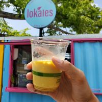 Golden milk at Lokales in Bayamon