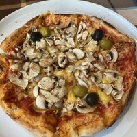 Vegane Pizza at Braavos in Banjole