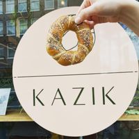 The logo at Kazik in Amsterdam