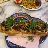 Smokey scrambled tofu and Garsonka baguette  at Kazik in Amsterdam