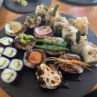 Vegan sushi  at SAM in Munich