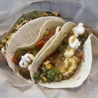 vegan tacos!!!  at Unity Taqueria in Philadelphia