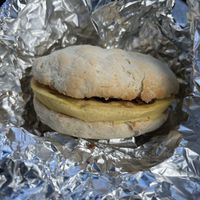Vegan breakfast sandwich  at The Difference Baker in Ashburn