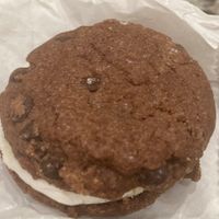 Double chocolate chip cream pie cookie at The Difference Baker in Ashburn