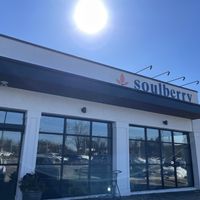 Don’t be fooled, it’s quite large inside!  at Soulberry Natural Market in New Hope