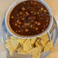 House-made Vegan Chili at Laughing Planet Cafe - 21St Ave in Portland