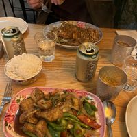 Tofu pad kra pao & tofu pad thai   at Tai Kitchen in South East London