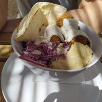 Falafel bowl at Sunrays Kitchen in Lagos