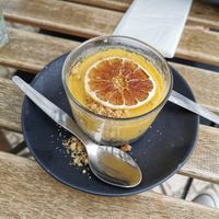 Mango cheesecake (which was no cheesecake at all) at Sunrays Kitchen in Lagos