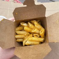 Pasta with pumpkin and homemade vegan blue cheese  at La Cosa Vegana in Granada