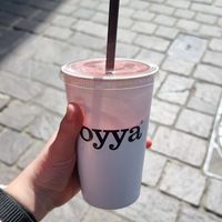 Vegan milkshake at Oyya in Ghent