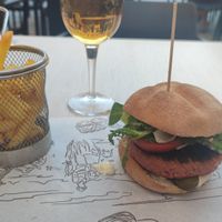 guess the best part of this dinner. hint: it's liquid. at Taberna El Puente in Ronda