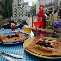 Galettes veganas at Comptoir de Mamie Bigoude in Tours