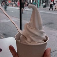 Small soft ice cream  at Vegateau in Montreal