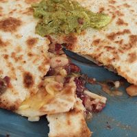 Bean quesadilla at Contracorriente in Ourense