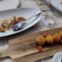 Gyozas ricas at Contracorriente in Ourense