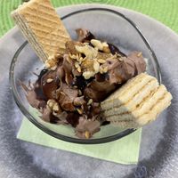 Mousse de chocolate  at Contracorriente in Ourense