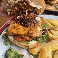 Burger vegana de tofu  at Tizar Gourmet Restaurante y Taperia in Ourense