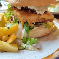 Veggie burguer at Tizar Gourmet Restaurante y Taperia in Ourense