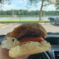 BEST VEGAN BURGER AROUND! at Soulfully Vegan in Middletown