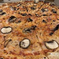 Margherita with mushrooms  at Casa Rosa in Chester-le-street