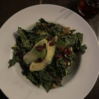 vegan kale avocado saladd  at Avenue Kitchen + Bar in Somerville