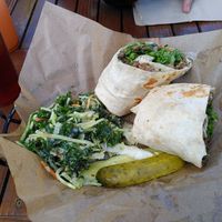 Gyritto (labeled vegan) at Yavapai Tavern in Grand Canyon Village