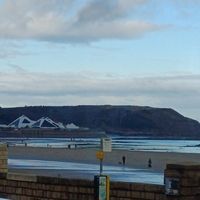 View at The Watermark Cafe in Scarborough