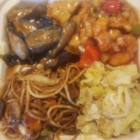 Hot bar at Veggie Village in Chandler