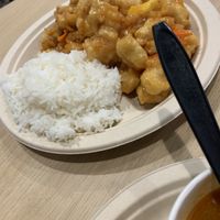 Orange chicken at Veggie Village in Chandler