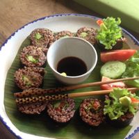 sushi with Avocado, lettuce  at Warung Sopa - Jl Sugriwa in Ubud