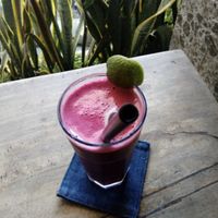 beetroot ginger lime juice at Warung Sopa - Jl Sugriwa in Ubud