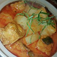 Vegan curry w/Tofu, hot, spicy & super delicious! at Dao's Bar & Thai in Fuengirola